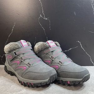 TSR Fashion Hiking Shoes Grey/Purple Size 10.5m